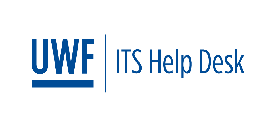 University of West Florida ITS Help Desk logo signature.