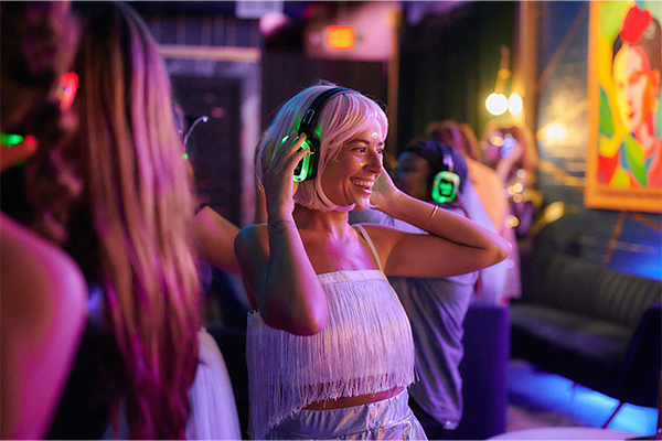 student enjoying a CAB event