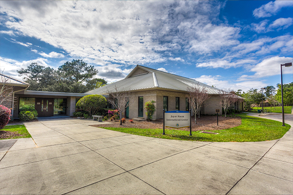 Exterior view of Building 71 on the UWF Pensacola campus.