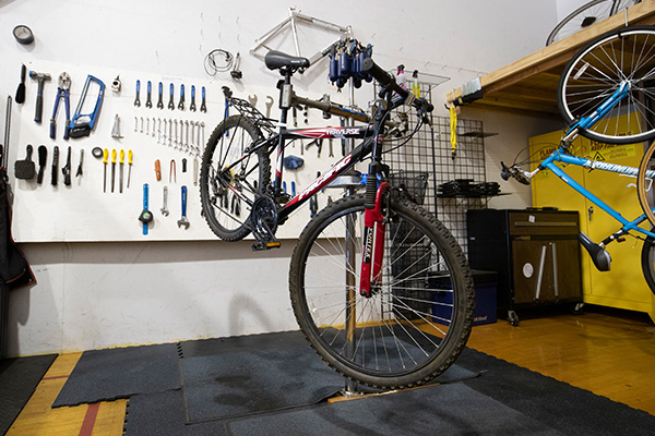 Bicycle in the UWF Bike Shop