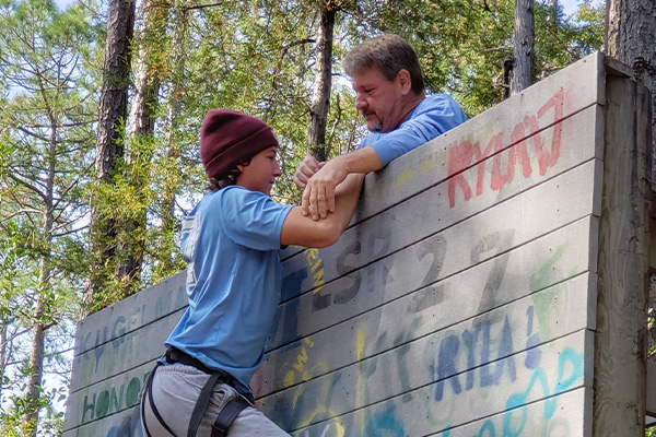 Challenge course event.