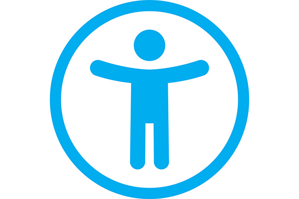 person inside of a circle