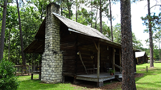 original panhandle settlement wooden/brick house