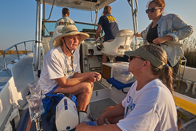 CEDB teachers and students on site research