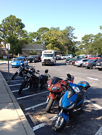 Photo of parking lot.