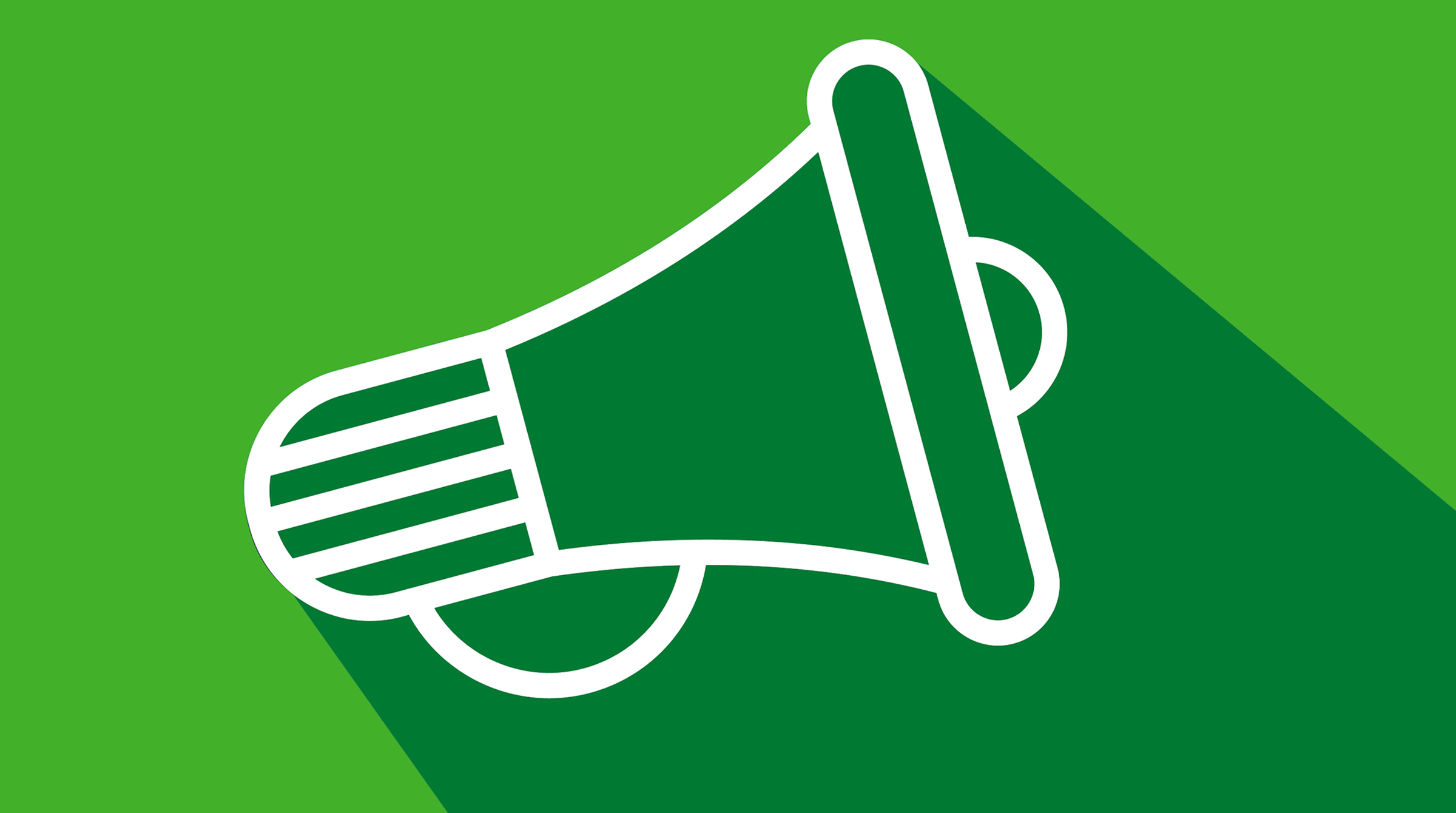 Illustration of mega phone